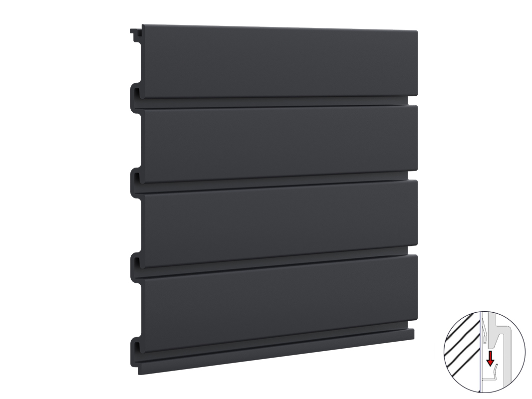 Панель ТэкПэнел (TekPanel), графит, 3.5 м