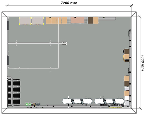 дизайн-проект гаража-склада с комбинированной системой хранения на панелях TekPanel и направляющих TekTrak