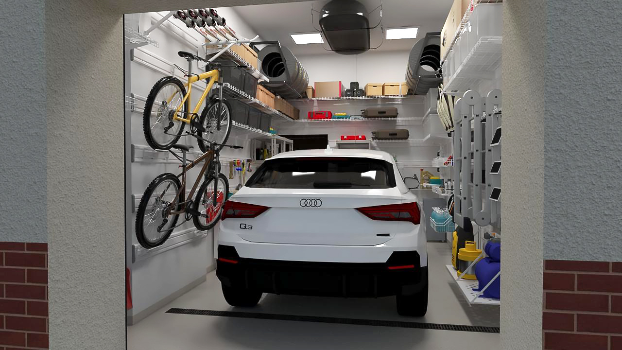 Проект обустройства гаража с отделкой и эффективной системой хранения