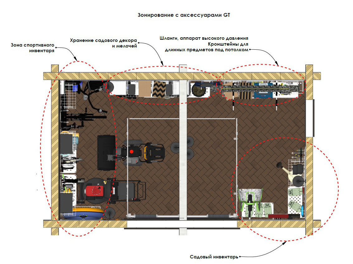 план схема гаража 3