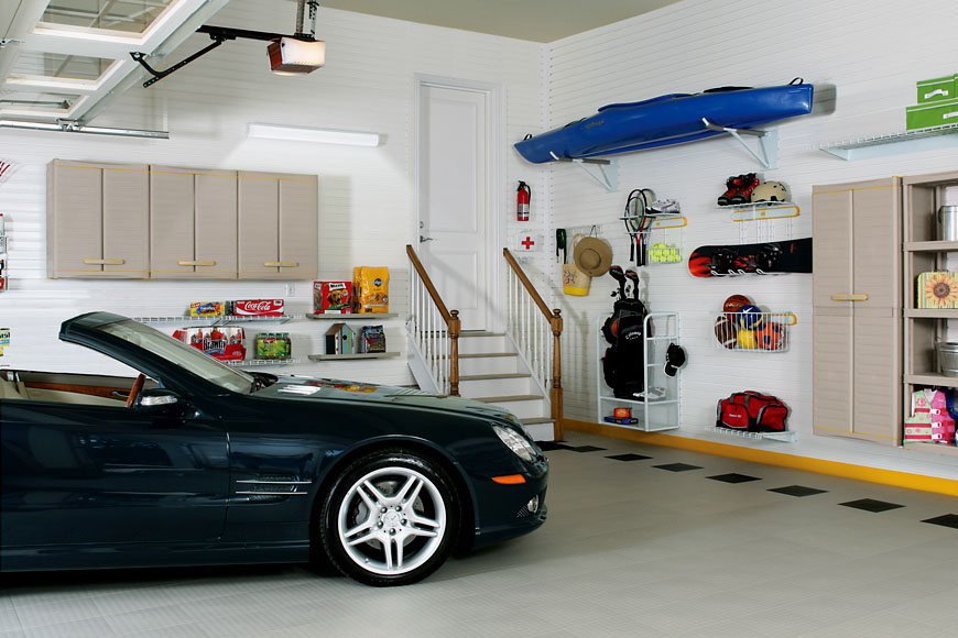 Идеальный гараж. Отделка гаража. Обустройство гаража. Варианты отделки гаража.