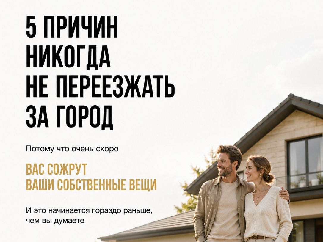 Чем опасен переезд за город