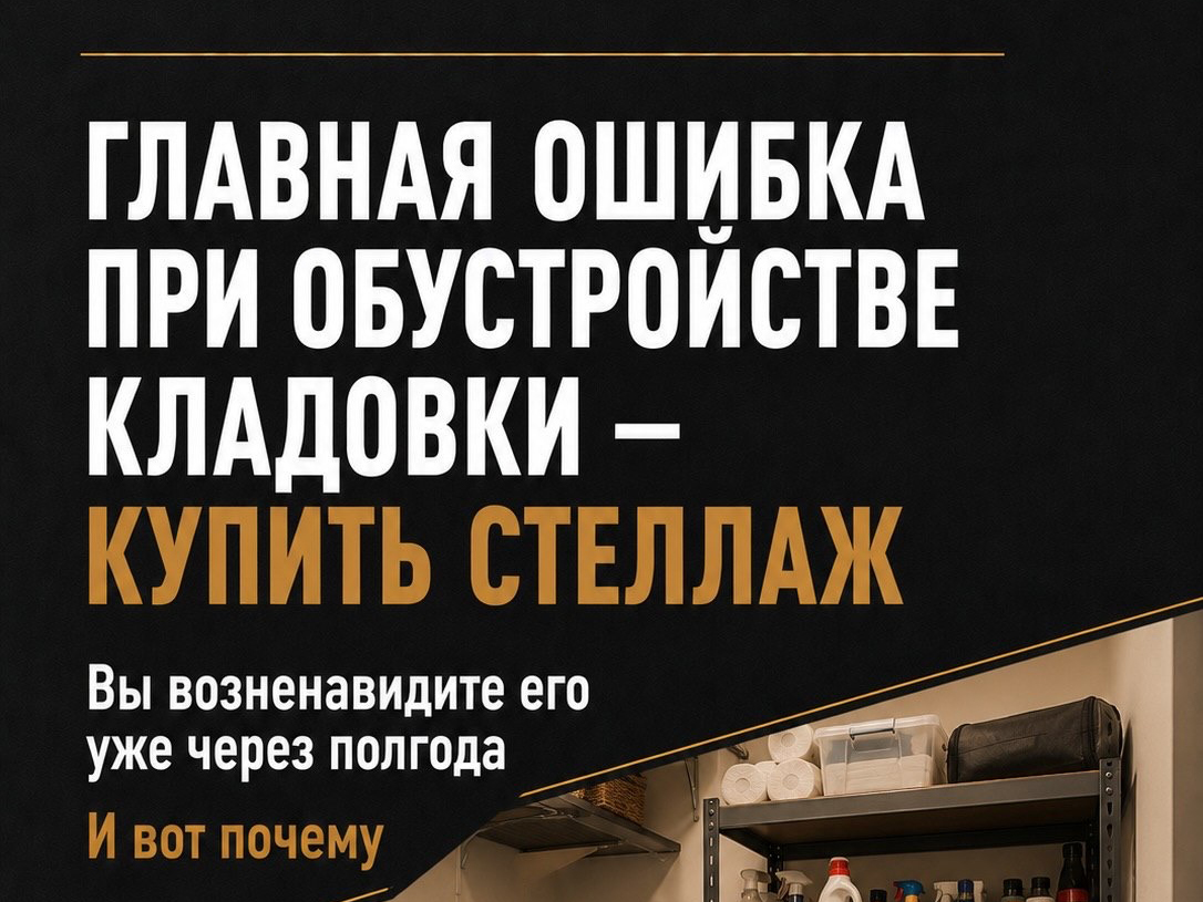 Почему не нужен стеллаж