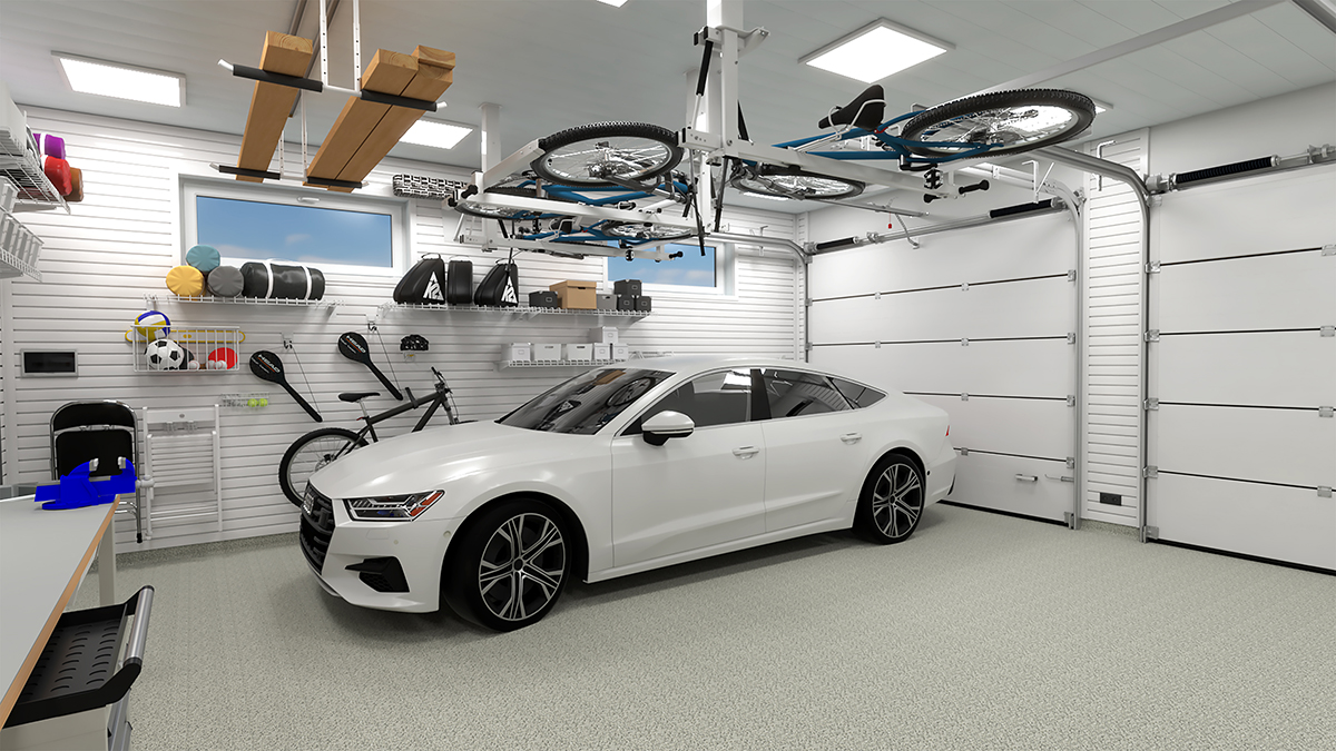 Дизайн | Преображение от пола до потолка гаража на 2 машины
